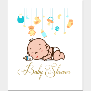 Baby shower Posters and Art